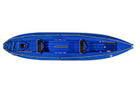 Kutlíci - modrá odlehčená kánoe