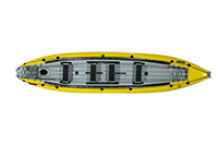 Kutlíci - prodloužená žlutá kánoe